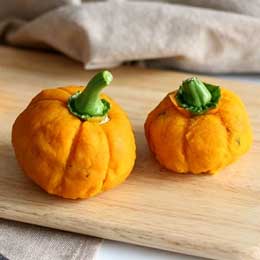 ハロウィン簡単料理　本物そっくりのかぼちゃ型パンプキンサラダ