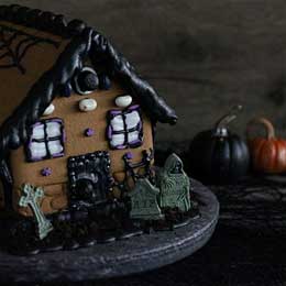 魔女が住んでいる怪しいお菓子の家
