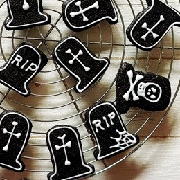 白黒ハロウィンクッキー