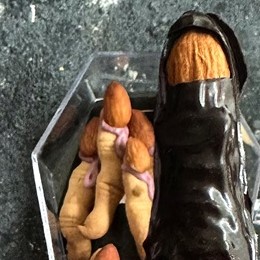 宿難の指チョコ