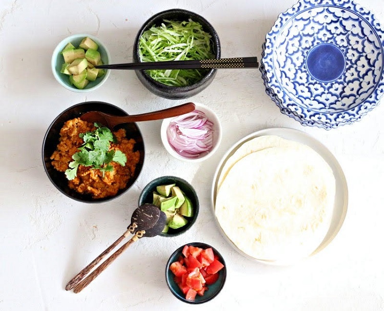 タイの台所Facebookページにメキシコと
タイのコラボ　トルティーヤパーティレシピが掲載
されました